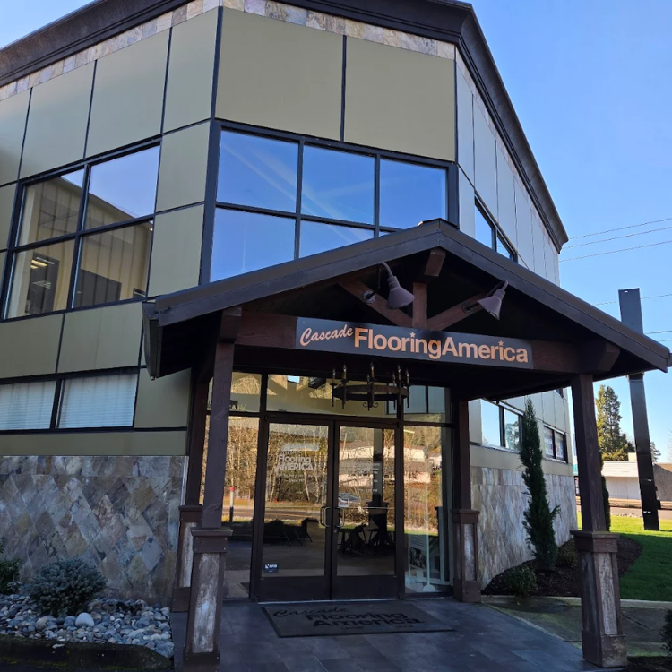 Vancouver flooring showroom storefront and sign