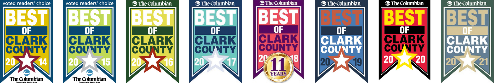 Best of Clark County Graphic 2014-2021